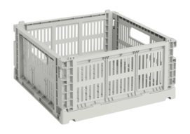 Opbergbox HAY Colour Crate Medium Square Grey