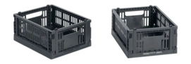 Opbergbox HAY Colour Crate Mini Charcoal (Set van 2)
