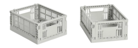 Opbergbox HAY Colour Crate Mini Grey (Set van 2)