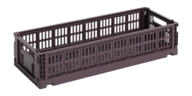 Opbergbox HAY Colour Crate Mini Oblong Bordeaux