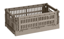 Opbergbox HAY Colour Crate Small Warm Grey