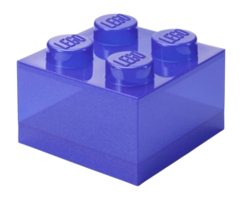 Opbergbox Lego Brick 4 Glitter Violet