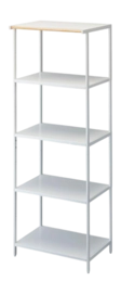 Yamazaki Tower Stellingkast 5 Niveaus - Wit