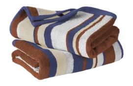 Handdoek De Witte Lietaer Ophélia Caramel Blues (Set van 2)