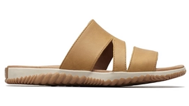 Pantoletten Sorel Out N About Plus Slide Camel Brown Damen