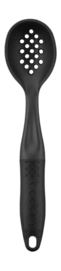 Opscheplepel Bodum Bistro Met Gaatjes Zwart 29 cm