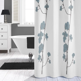 Shower Curtain Sealskin Orchid Blue