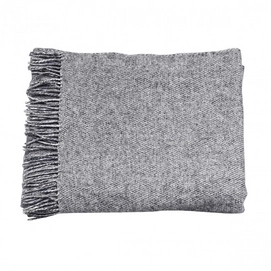 Plaid House In Style Oslo Indigo Melange Wol