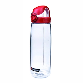 Gourde Nalgene OTF 650 ml Transparent Rouge
