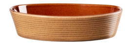 Ovenschaal ASA Selection Kitchen'art Oval Brown 20 x 14 cm