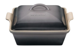 Ovenschaal Le Creuset Heritage Vierkant met Deksel Flint 23 cm
