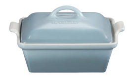 Ovenschaal Le Creuset Heritage Vierkant met Deksel Sea Salt 23 cm