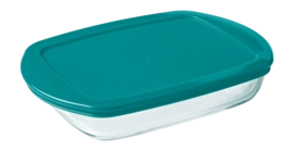 Contenitore per affettati Pyrex Cook & Store 0,8 L, Vetro, Con coperchio, Rettangolare