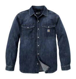Hemd Carhartt Herren Montana Denim Relaxed Langarm Wyatt