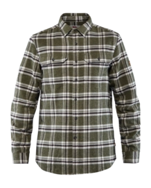 Overhemd Fjällräven Men Övik Heavy Flannel Shirt Deep Forest