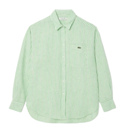 Overhemd Lacoste Women CF0054 Oversized Fit White/Peppermint