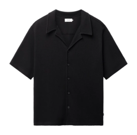 Overhemd Shiwi Men DEAN Waffle Structure Black