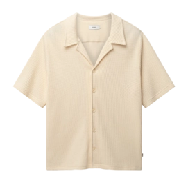 Overhemd Shiwi Men DEAN Waffle Structure Light Beige