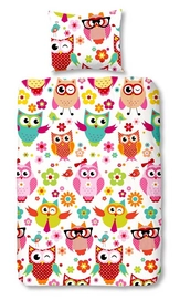 Dekbedovertrek Good Morning Owl Multi Katoen