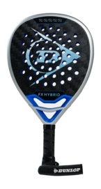 Padel Racket Dunlop Dames / Heren FX Metallic Silver/Blue Hybrid – 365 gram