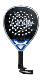 Padel Racket Dunlop FX Metallic Silver/Blue Hybrid Team – 360 gram