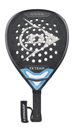 Padel Racket Dunlop FX Team Gun Metal/Cyan/Metallic Silver