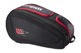 Padel Tas Wilson Bela V3 Padel Racket Bag Black / Red