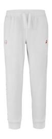 Padelbroek Babolat Men Juan Lebron White Sweat Pant Regular Fit