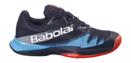 Padelschoen Babolat Boys Jet Premura 2 Black/Tomato Red