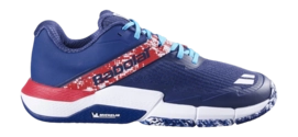 Padelschoen Babolat Men Movea 2 Dark Blue/Chili Red