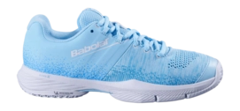 Padelschoen Babolat Women Sensa Sky Blue/Tigerlily