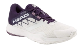 Padelschoen HEAD Women Motion Team 1.5 Padel Chalk White/Purple Night Lateral Control