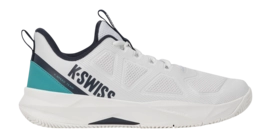 Padelschoen K Swiss Men K-Speed Team Clay White/Baltic/Carbon Kunstgras