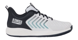 Padelschoen K Swiss Men Ultrashot Light Padel White/Carbon/Baltic Kunstgras