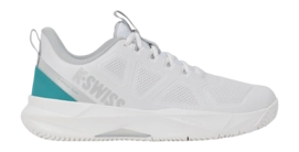 Padelschoen K Swiss Women K-Speed Team Clay White/Dawn Blue/Baltic Kunstgras