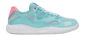 Padelschoen K-Swiss Women Tura Team Padel Soft Neon Blue/White/Blue Glow