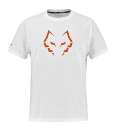 Padelshirt Babolat Men Juan Lebron White Cotton Tee Regular Fit