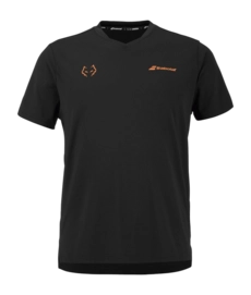 Padelshirt Babolat Men Crew Neck Tee Juan Lebron Black Regular Fit