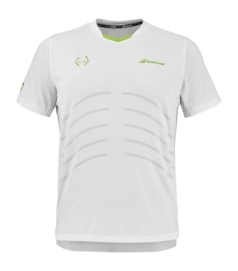 Padelshirt Babolat Men Crew Neck Tee Replica Juan Lebron White Regular Fit
