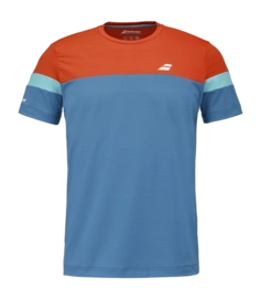 Padelshirt Babolat Men Perf Crew Neck Tee Seaport Regular Fit