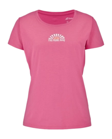 Padelshirt Babolat Women Perf Cotton Tee Sun Kissed Coral Regular Fit