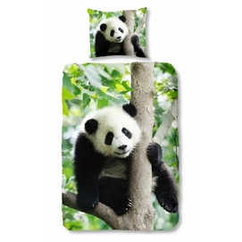 Dekbedovertrek Good Morning Panda Katoen