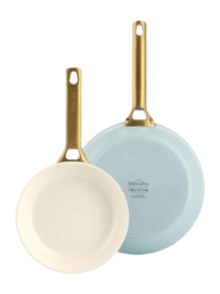 Pannenset GreenPan Padova Light Blue Met Keramische Antikleeflaag 20 / 26 cm (2-Delig)
