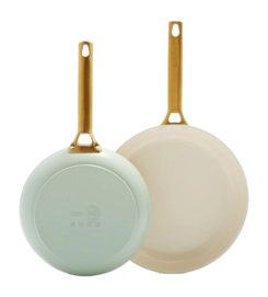 Pannenset GreenPan Padova Mint Green Met Keramische Antikleeflaag 20 / 26 cm (2-Delig)