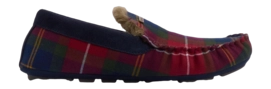 Pantoffel Barbour Men Monty Moccasin Slipper Winterberry Tartan