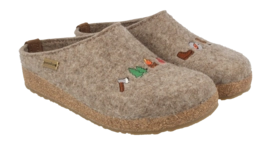Pantoffel Haflinger Unisex Grizzly Hiking Torf