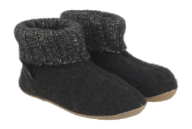 Pantoffel Haflinger Women Huttenschuh Karlo Schwarz Effekt