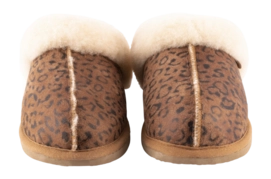 Pantoffel Shepherd of Sweden Women Jessica Chestnut Leopard