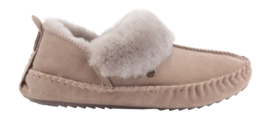 Pantoffel Warmbat Women Barrine Suede Taupe