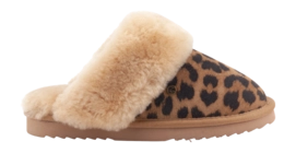Pantoffel Warmbat Women Collie Panther Print Chestnut